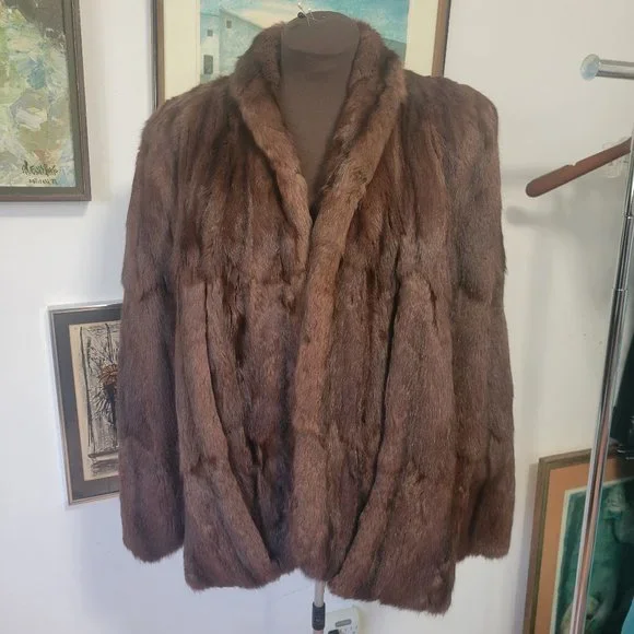 Vintage Jackets Coats Vintage 94s Russian Squirrel Fur Coat